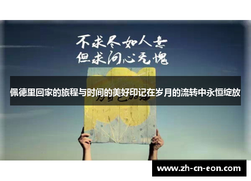 佩德里回家的旅程与时间的美好印记在岁月的流转中永恒绽放